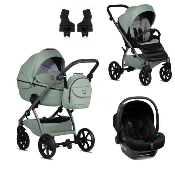 Комбинирана бебешка количка 3в1 Tutis Uno5+, 039 Sage-IdRbf.jpeg
