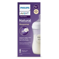 Шише за хранене Philips Avent Natural Response 3.0 с биберон 1м+, 260 мл-Ir3MI.png