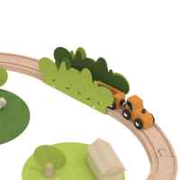 Дървен комплект Влакче с релси в гората Classic World, 100 части-Iv9Xj.jpeg