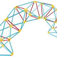 Бамбуков конструктор Hape, Flexistix, Геодезически структури, 177 части-IwtmW.jpeg