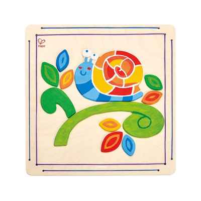 Щастливият охлюв Hape, оцвети и играй