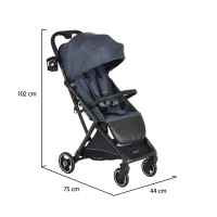 Бебешка лятна количкa Cangaroo Airwalk cabin size, Graystone-J0oPo.jpeg