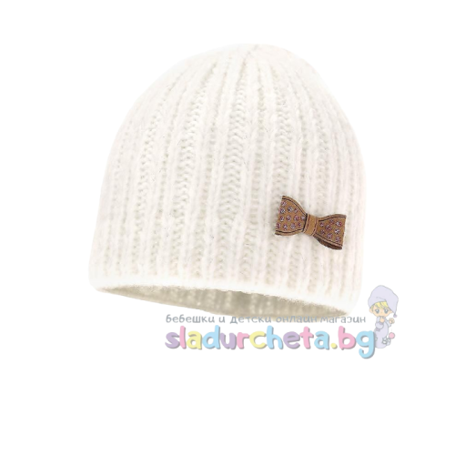 Детска шапка Criss, бяла