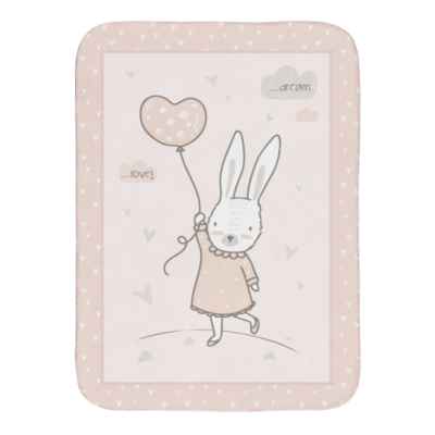 Супер меко бебешко одеяло Kikka Boo, 80/110 см Rabbits in Love