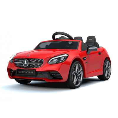 Акумулаторна кола JJ Mercedes SLC300, червен металик