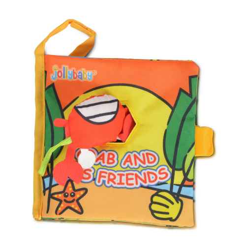 Мека книжка с играчка Jollybaby Crab