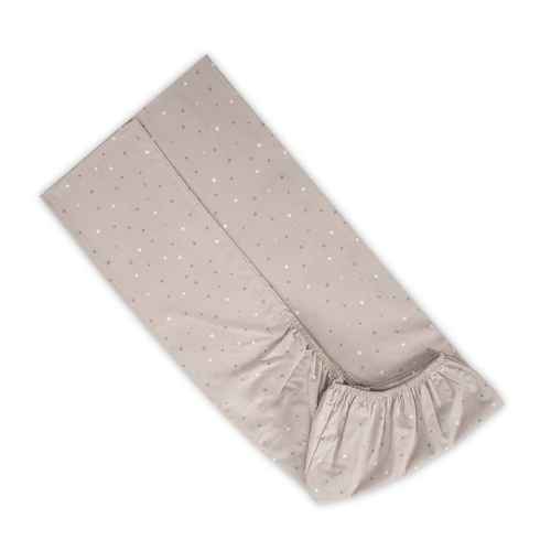 Чаршаф с ластик Lorelli  70/140+15 см, Бежово небе