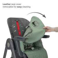 Столче за хранене Lorelli, Party, Grey leather-JeVHd.jpeg