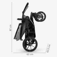 Комбинирана бебешка количка 3в1 Kikka Boo Irene, Dark Grey 2024-JihlP.jpeg