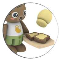 Интерактивен дървен комплект Hape, Пикник с пчели и кошер, 15 части-JtJwZ.jpeg