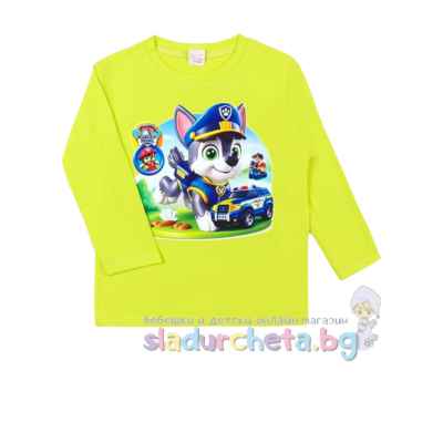 Детска блуза Светли, зелена