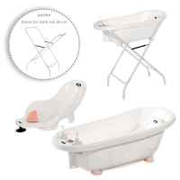 Бебешка вана 88см Lorelli с термометър и подложка за къпане, Бяла/Розова-Jvfp4.jpeg