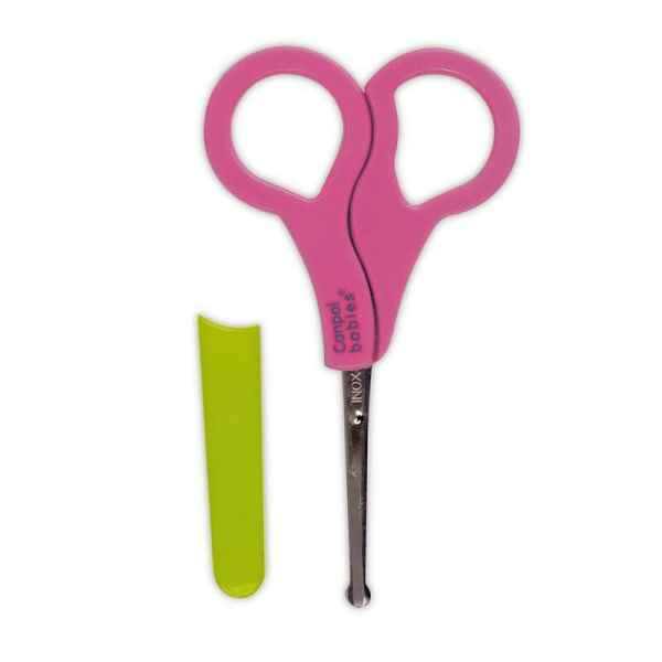 Ножичка Canpol с предпазител, розово със зелено-K85Sd.jpg