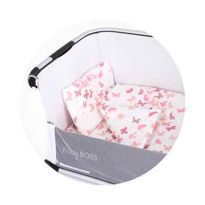 Комплект за мини кошара Chipolino, Бели пеперуди