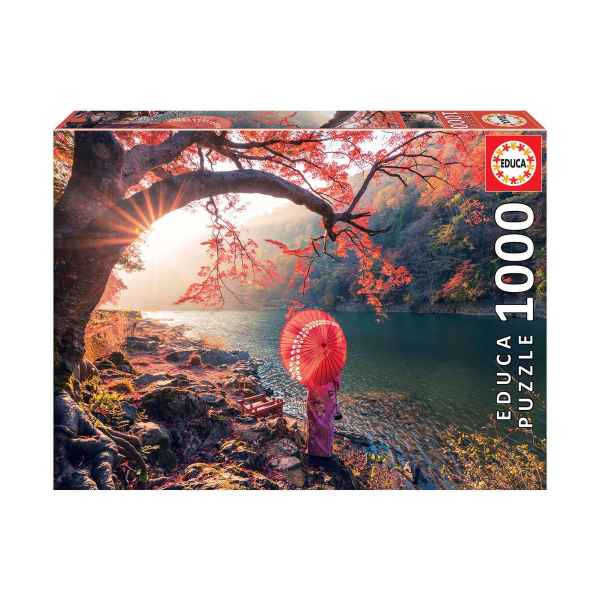 Пъзел Educa, Изгрев при река Кацура, Япония, 1000 части-KGtvL.jpeg