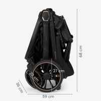 Комбинирана бебешка количка 2в1 Kikka Boo Tiffany, Black 2024-KKhod.jpeg