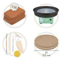 Творчески комплект Buki France, Пофесионално студио, Грънчарско колело, Експерт-KPafK.jpeg