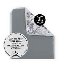 Чанта за памперси Hauck Change N Walk, с подложка за повиване, Floral Grey-KhMm2.jpeg