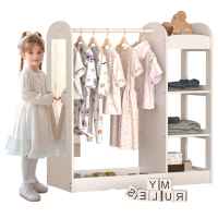 Детска стойка за дрехи с огледало Ginger Home, бяла-Ki5hy.jpeg