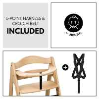 Дървено столче за хранене Hauck Arketa, Oak-Kjr5t.jpeg