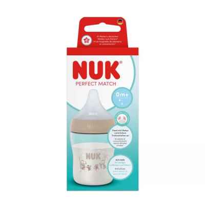 Шише РР Nuk Perfect Match 150мл. със силиконов биберон за хранене S, 0+мес., Маймуна