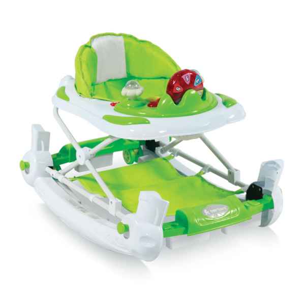 Детска проходилка и люлка Lorelli Училище с евробаза, Зелена -KmYzk.jpg