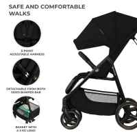 Лятна бебешка количка KinderКraft Trig 3, Onyx black-KoZTY.jpeg