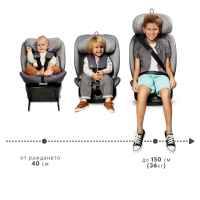 Столче за кола Kinderkraft i-GROW i-Size, Grey-KqEnH.jpeg