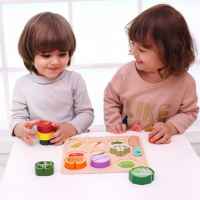 Детски дървен 3D пъзел Classic World, рязане на зеленчуци-KsDDH.jpeg