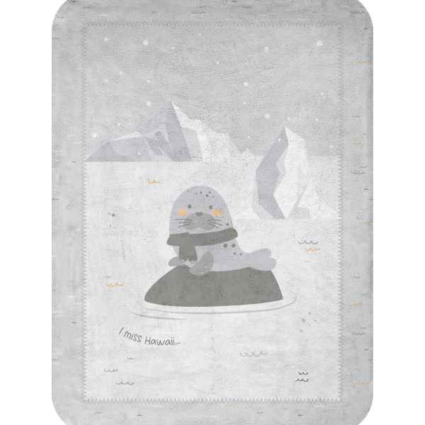 Супер меко бебешко одеяло Kikka Boo, Seally Me 80/110-KtXUj.jpg