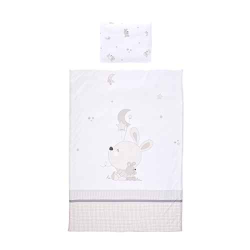 Сет за легло Lorelli Ранфорс, Little Rabbits Сиво