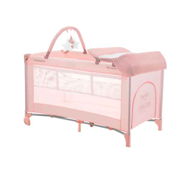 Бебешка кошара на две нива Kikka Boo So Gifted PLUS, Pink-KzAag.jpeg