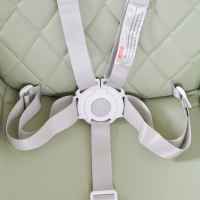 Дървен стол за хранене Cangaroo Gelato, мента-L48xR.jpeg