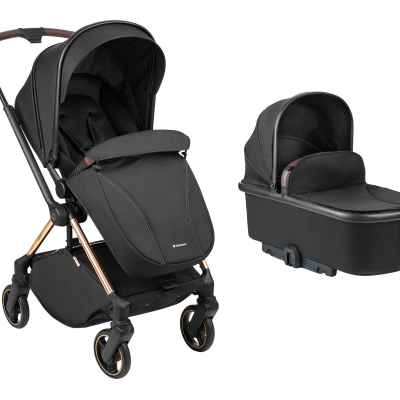 Комбинирана бебешка количка 2в1 Kikka Boo Lanah, Black РАЗПРОДАЖБА