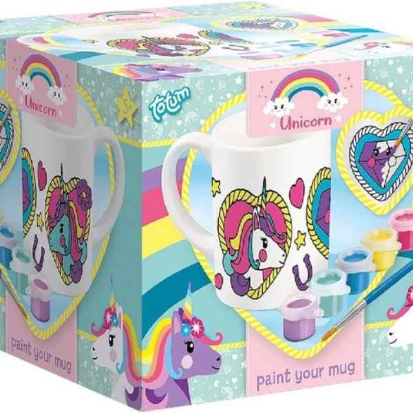 Творчески комплект Totum, Оцвети сам чаша, Еднорог-LM2cr.jpeg