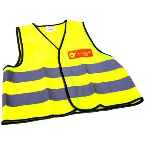 Детска светлоотразителна жилетка Classic World, за игра