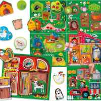 Образователен пъзел Headu Монтесори, Ферма, 6 картонени подложки, 36 форми-LZ4eN.jpeg