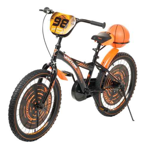 Детски велосипед Venera Bike Basket 20, черен