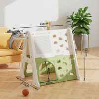 Детска пластмасова стена за изкачване 5 в 1 Feelkids, сива-Li6IU.jpeg