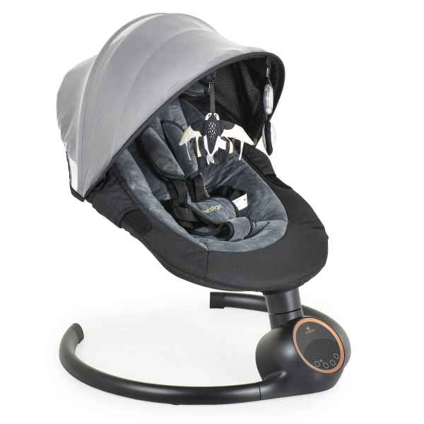 Бебешка електрическа люлка Cangaroo Prestige, тъмносива-LrbMK.jpg