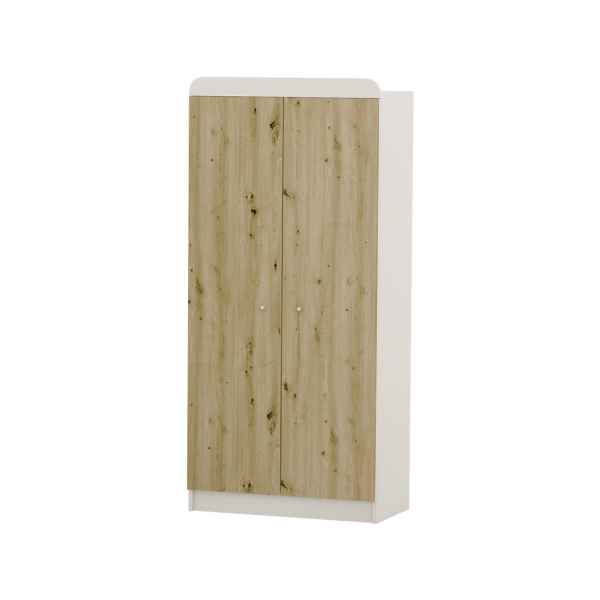 Двукрилен гардероб Arbor №5, Артизан + Бял-Lt2EZ.jpg