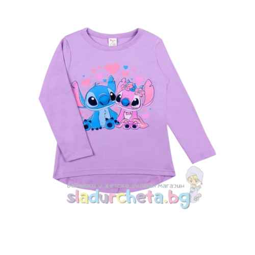 Детска блуза Светли, лилава
