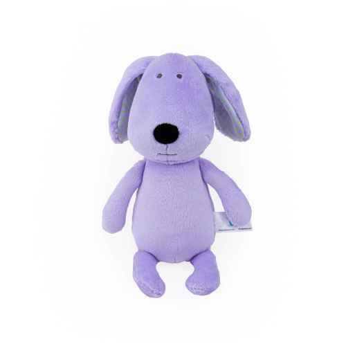 Мека играчка за гушкане Bali Bazoo Dog, лилав