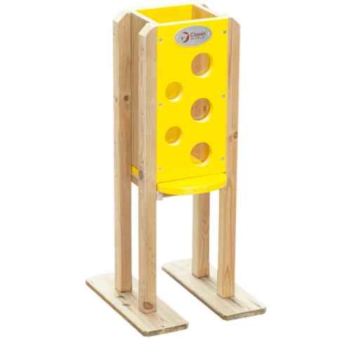 Детски дървен цветен силоз Classic World Educational, за игра с пясък
