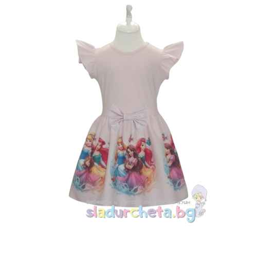 Детска рокля Светли, екрю