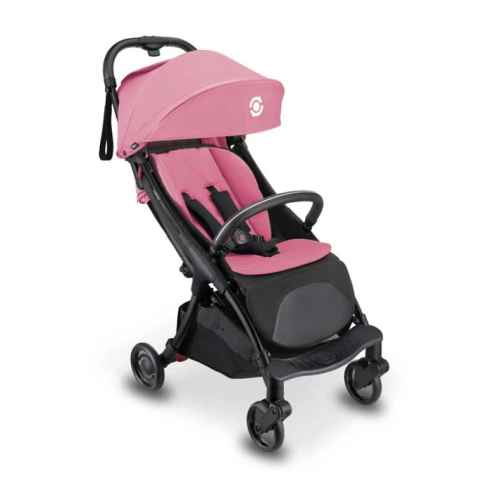 Лятна бебешка количка Globber Stroll Lite, пастелно розов