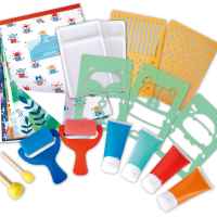 Творчески комплект Hape, Забавно рисуване с гъба и шаблони, 16 части-MNM6b.jpeg