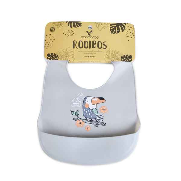 Силиконов лигавник Cangaroo Rooibos, сив-MPuDy.jpeg