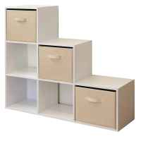 Етажерка-органайзер Ginger Home, 6 кутии, Бяла, Монтесори Мебел-MXBno.jpeg