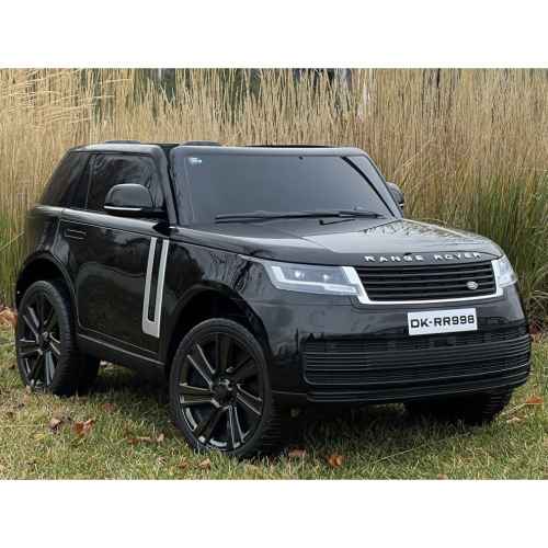 Акумулаторен джип JJ Range Rover 24V, двуместен черен металик